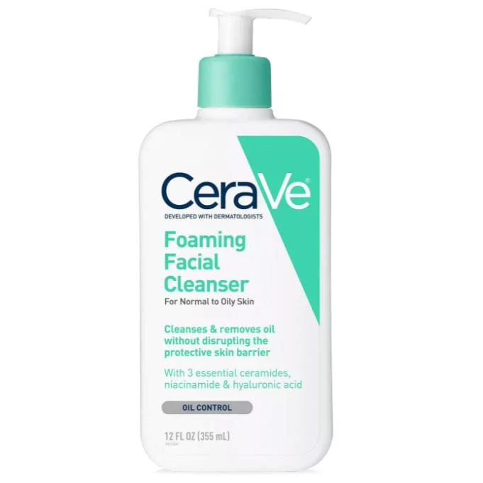 CeraVe Foaming Facial Cleanser for Normal to Oily Skin - Image 3