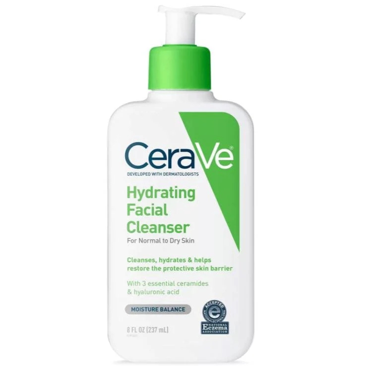 CeraVe Hydrating Facial Cleanser for Normal to Dry Skin - Image 2