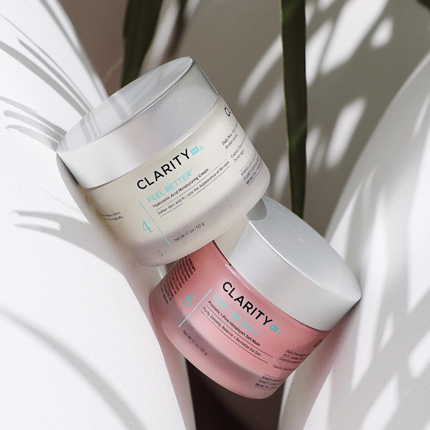 ClarityRx Live + Be Well Probiotic Pink Himalayan Salt Mask - Image 3