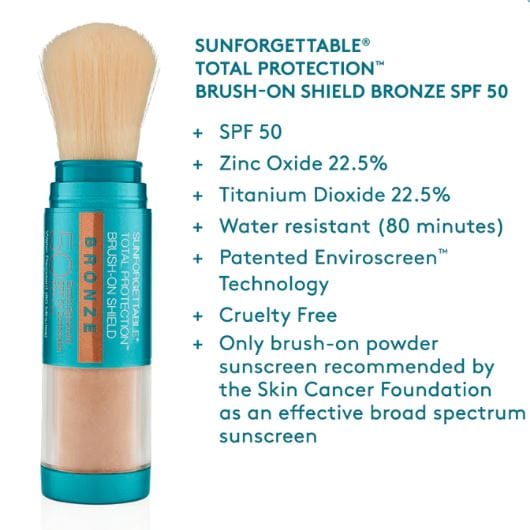Colorescience Sunforgettable Total Protection Brush-On Shield BRONZE SPF 50 - Image 2