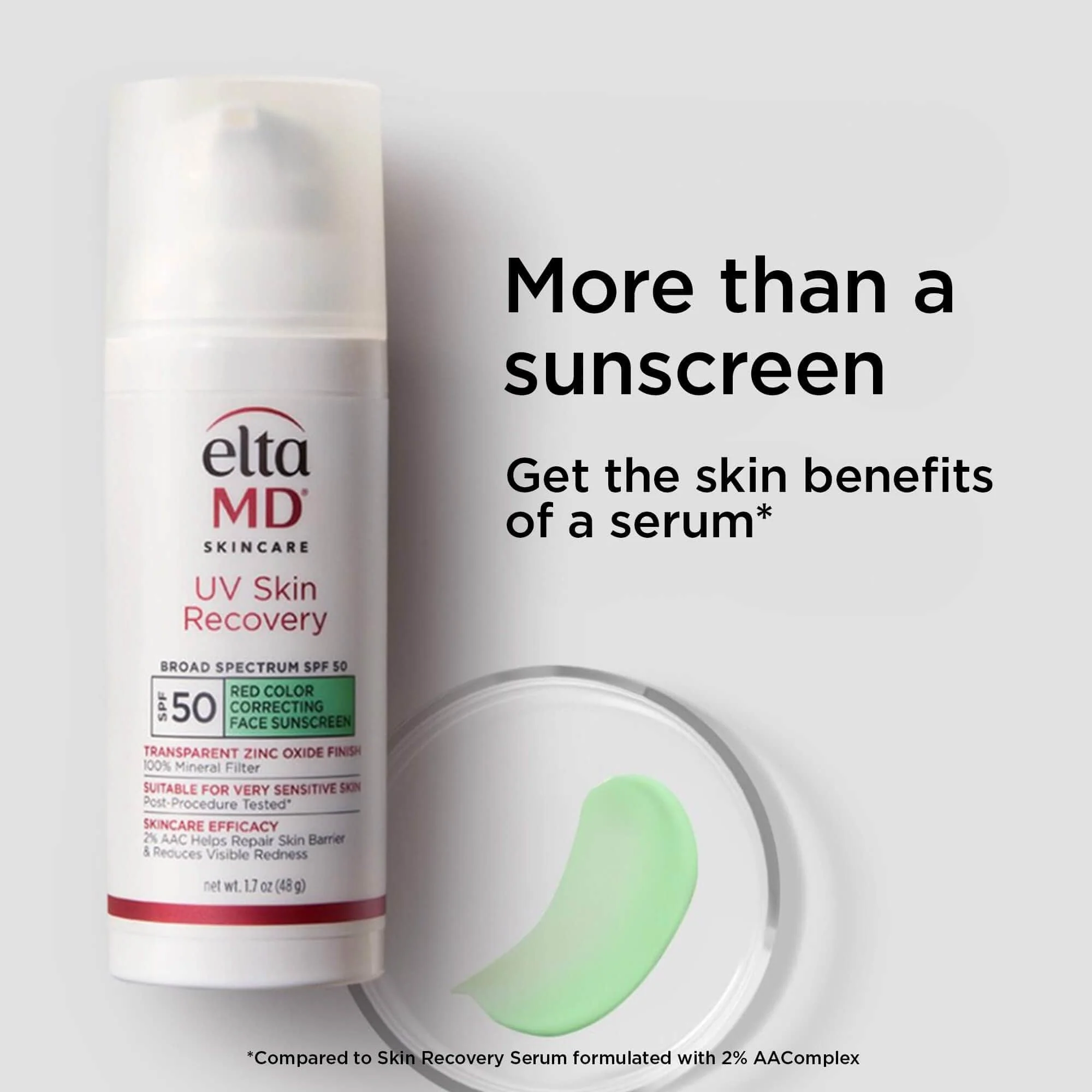 EltaMD UV Skin Recovery Red Color Correcting Green Tint Broad Spectrum SPF 50 - Image 10