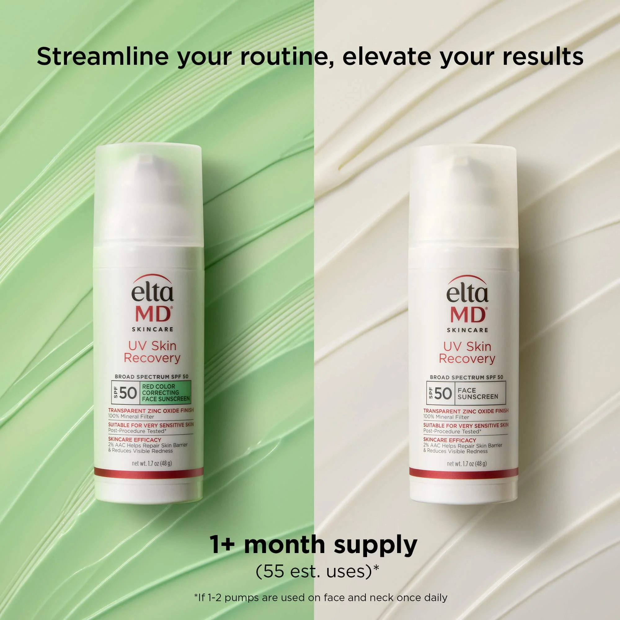 EltaMD UV Skin Recovery Red Color Correcting Green Tint Broad Spectrum SPF 50 - Image 11