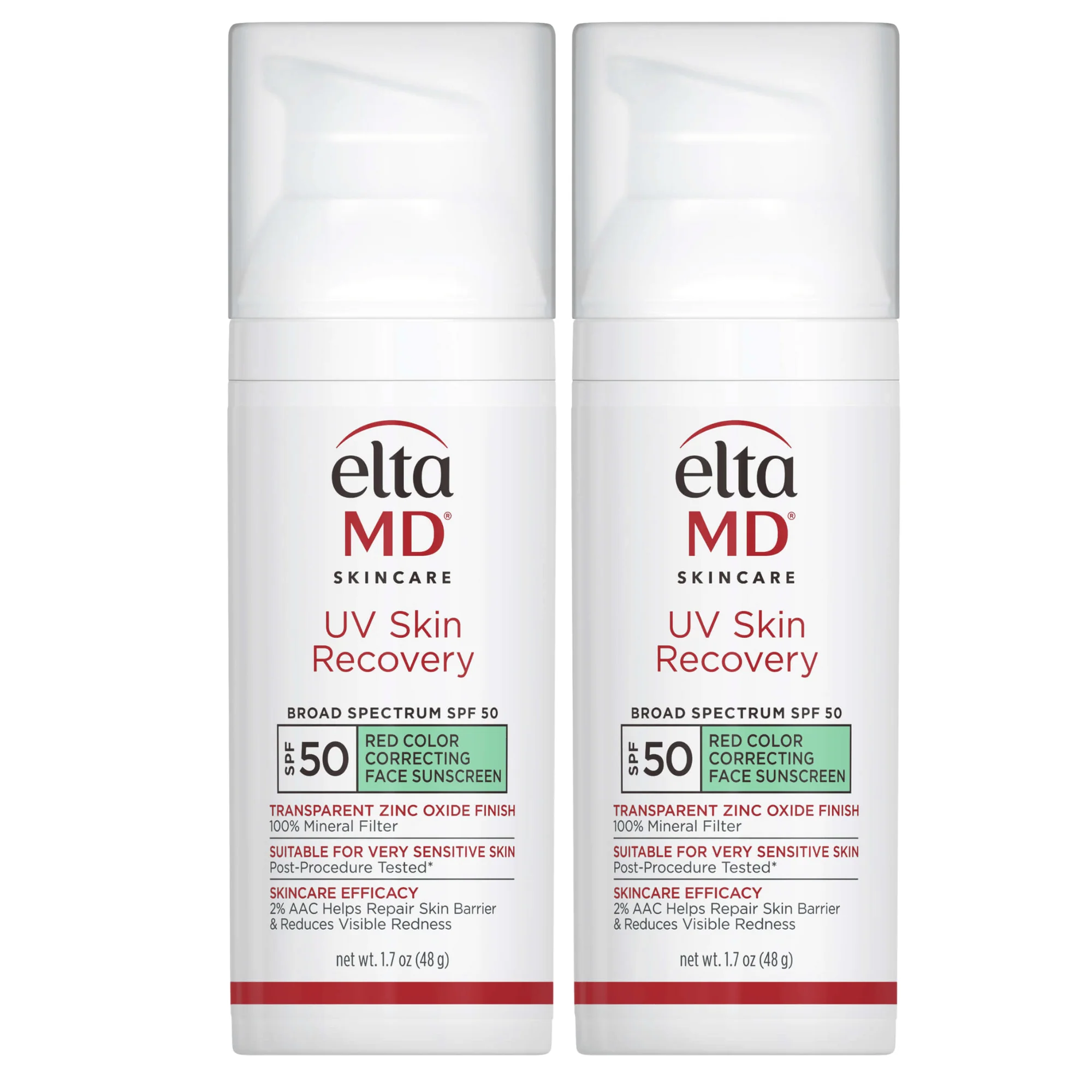 EltaMD UV Skin Recovery Red Color Correcting Green Tint Broad Spectrum SPF 50 - Image 14