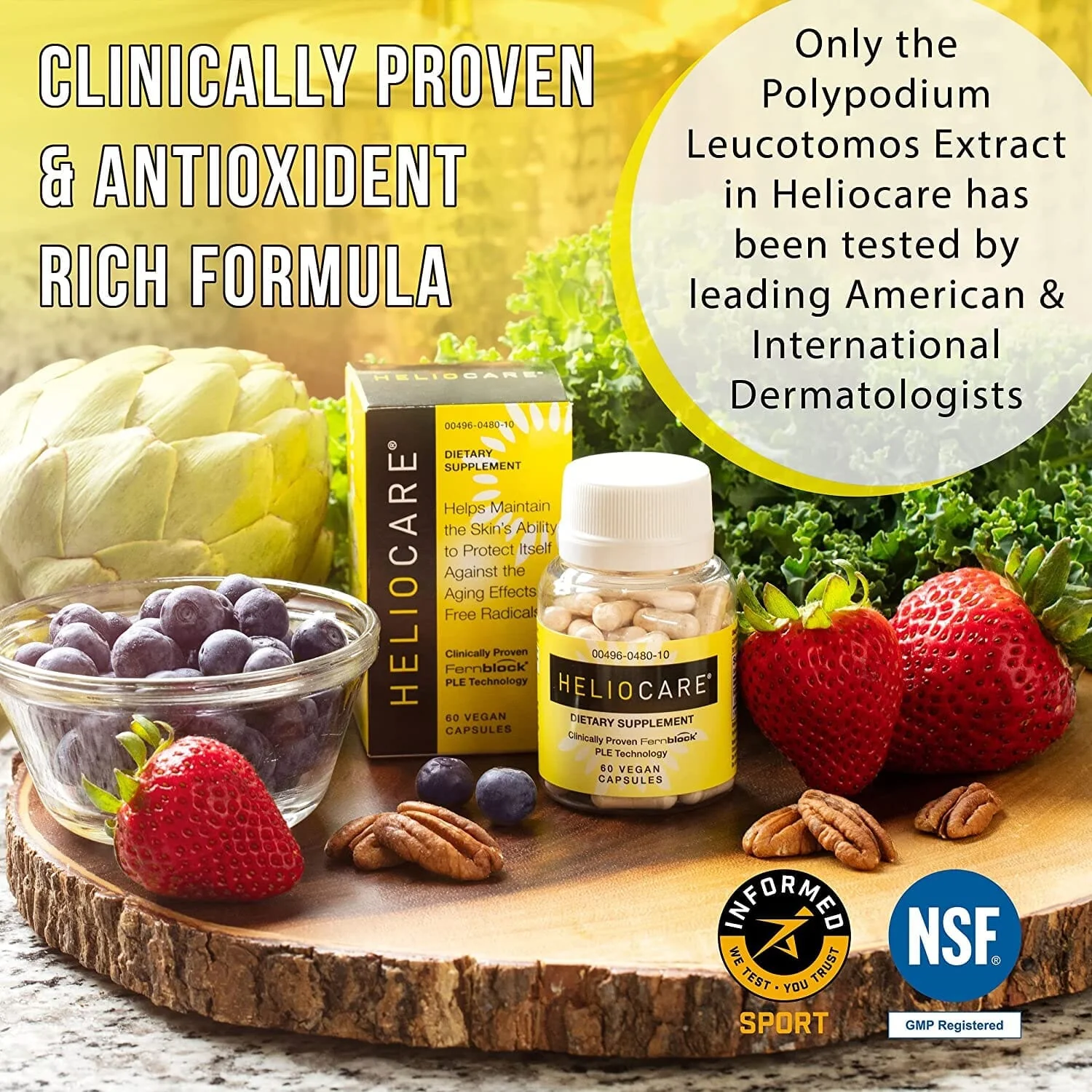 Heliocare Sun Protection Antioxidant Supplement - 60 Capsules - Image 4