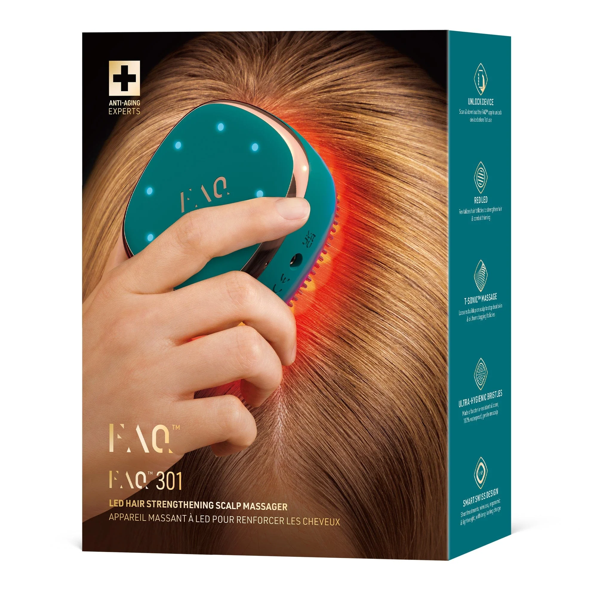 FOREO FAQ™ 301 LED Hair Strengthening Scalp Massager - Image 4