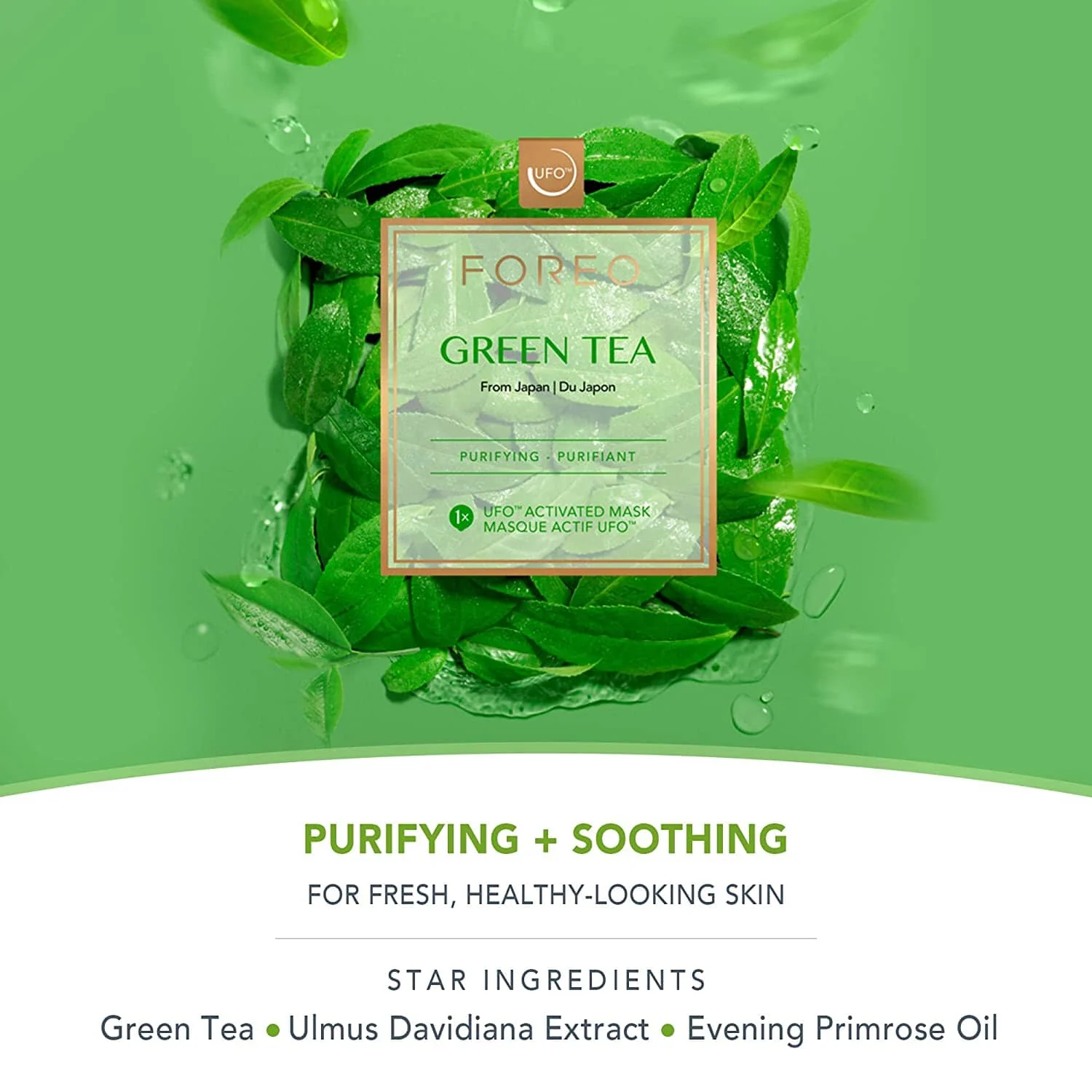 FOREO UFO Activated Green Tea Purifying Mask - Image 3