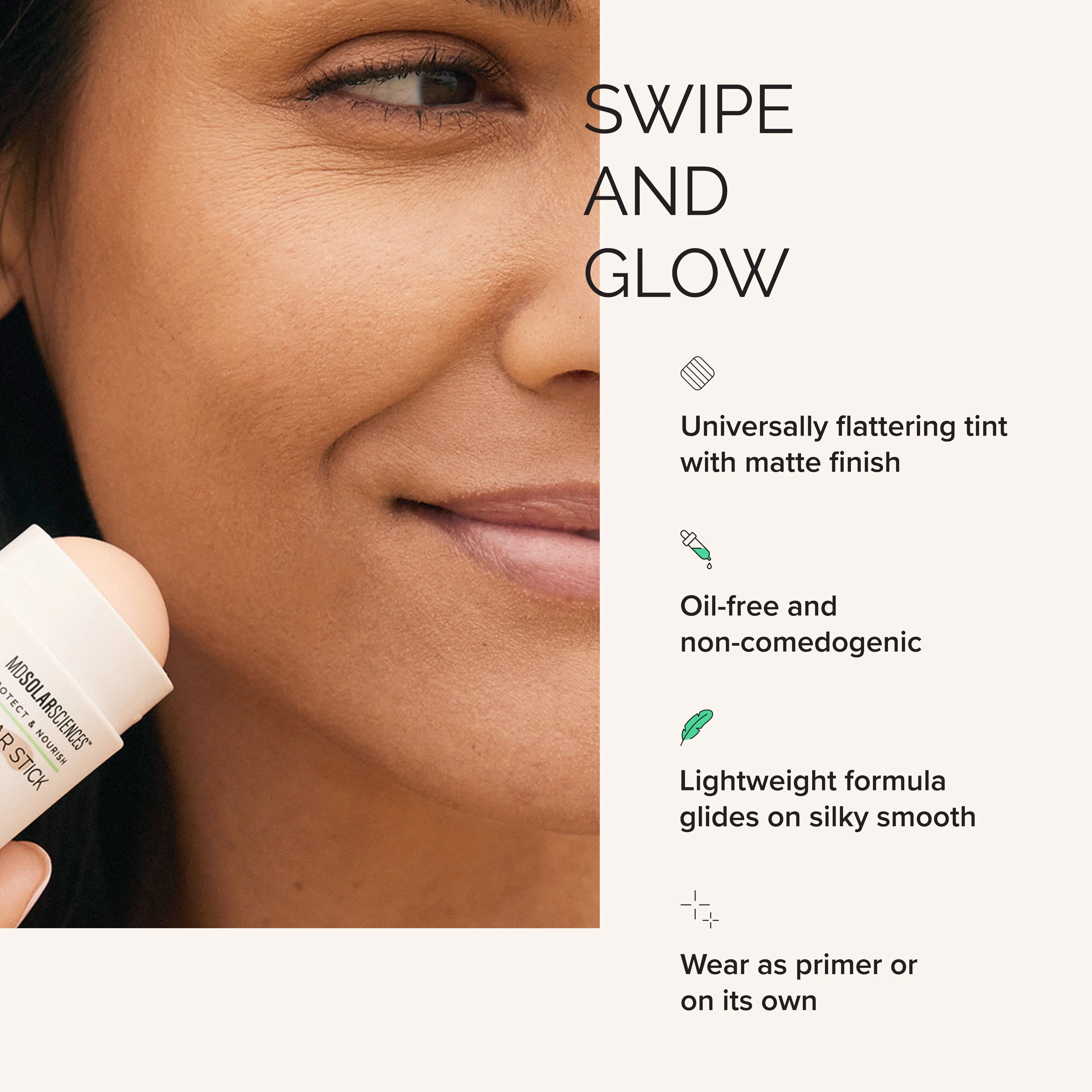 MDSolarSciences Tinted Solar Stick SPF 40 - Image 3