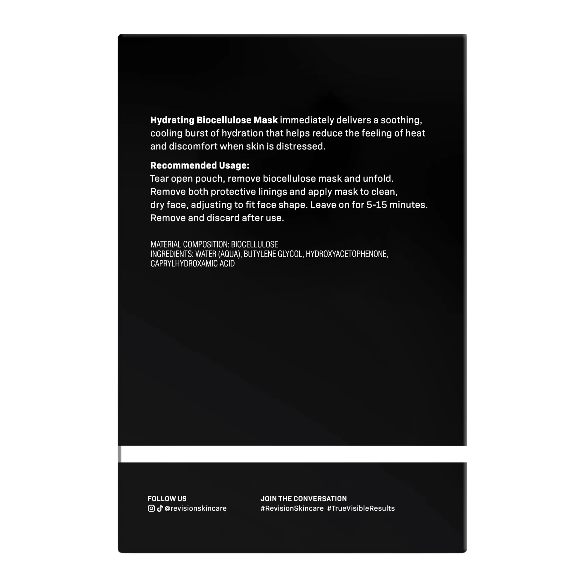 Revision Skincare Hydrating Biocellulose Mask - Image 5