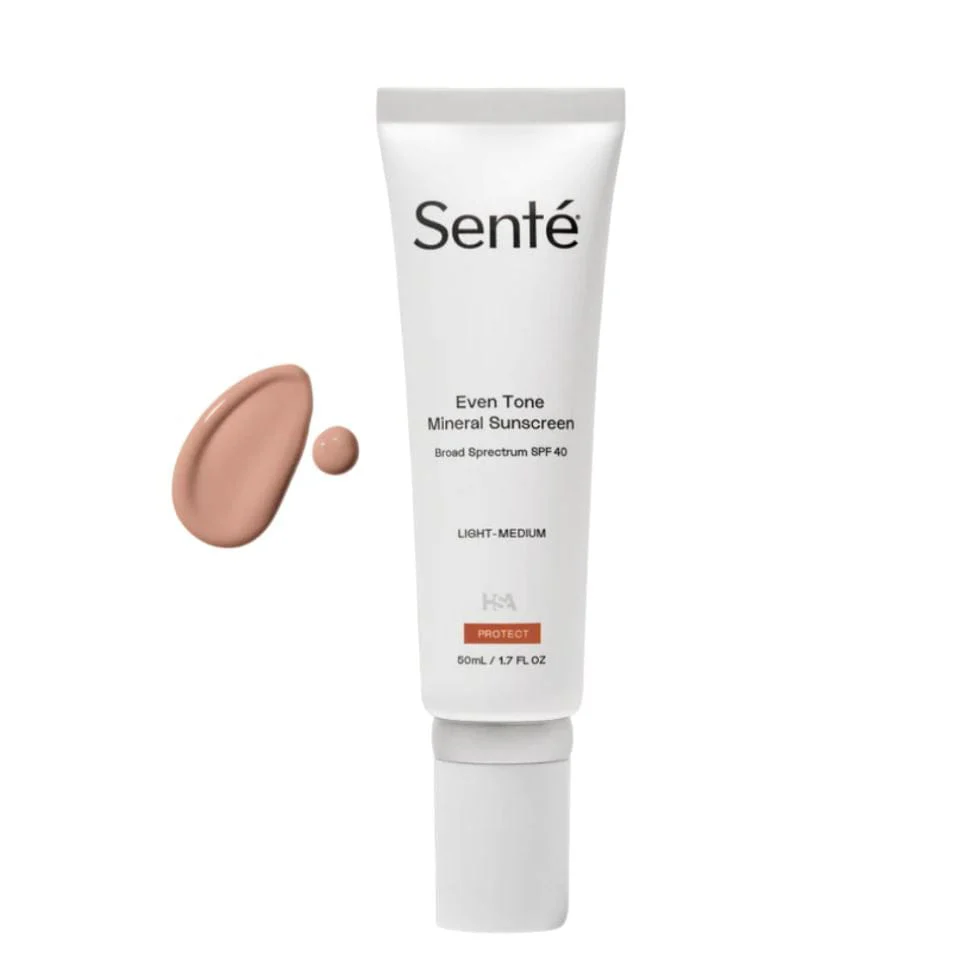 Senté Even Tone Mineral Sunscreen Broad Spectrum SPF 40 (Light-Medium) - Image 2