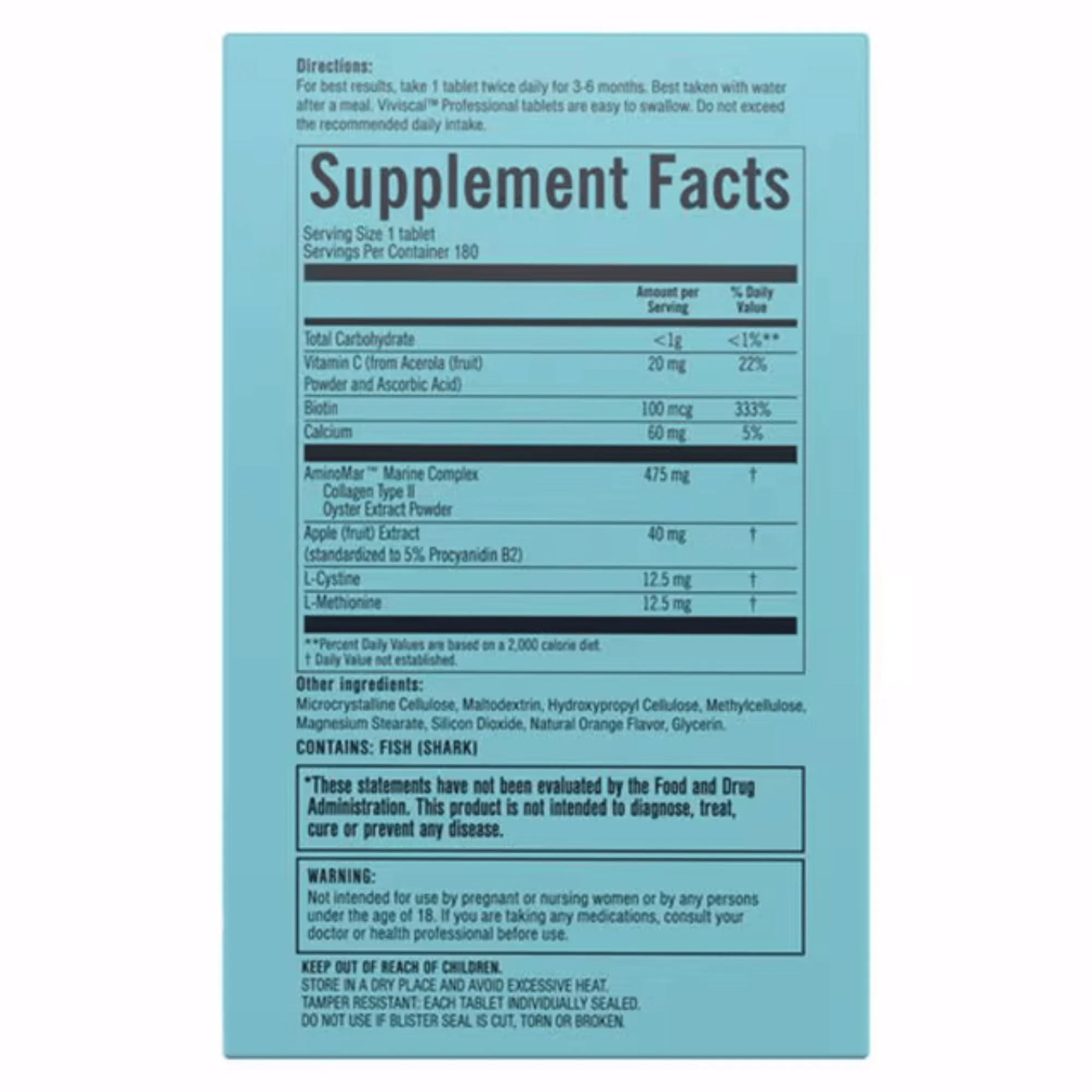 Viviscal PRO Hair Growth Supplement - 180 Tablets - Image 3